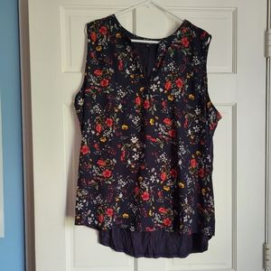 Floral tank top